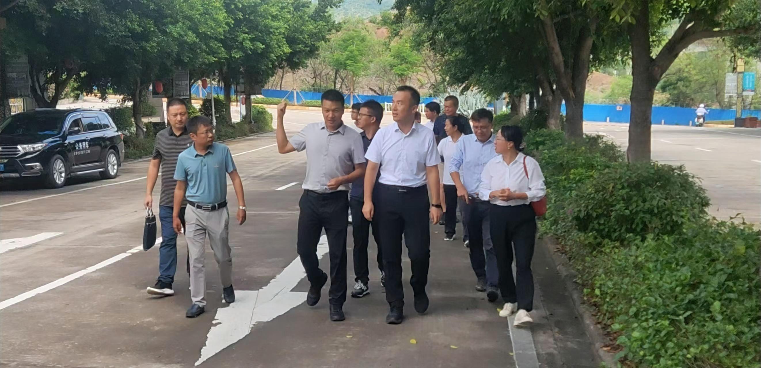 玉溪市、元江縣領導調研建投·四季錦府項目