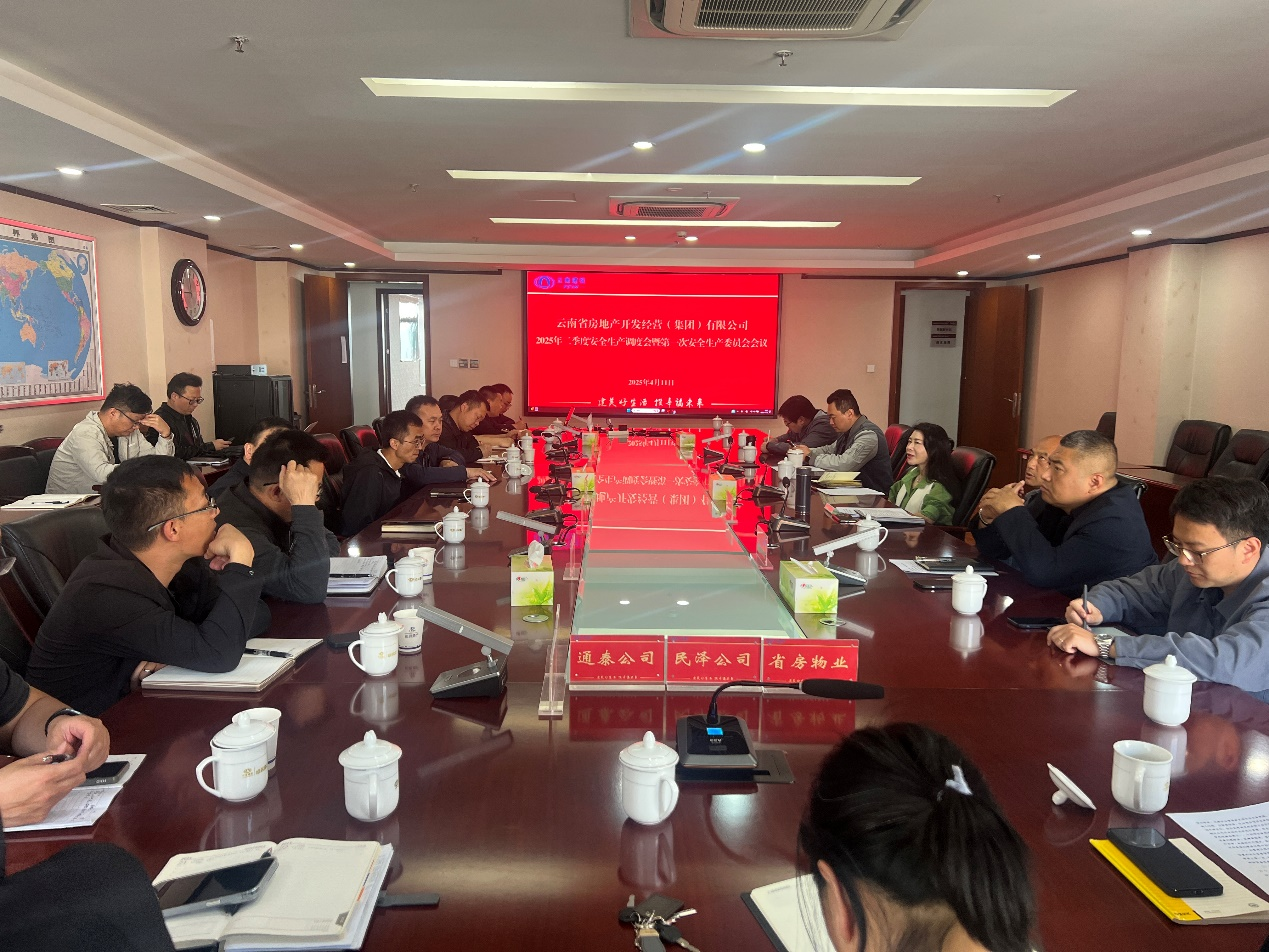 公司召開二季度安全生產(chǎn)調(diào)度會暨第一次安全生產(chǎn)委員會會議